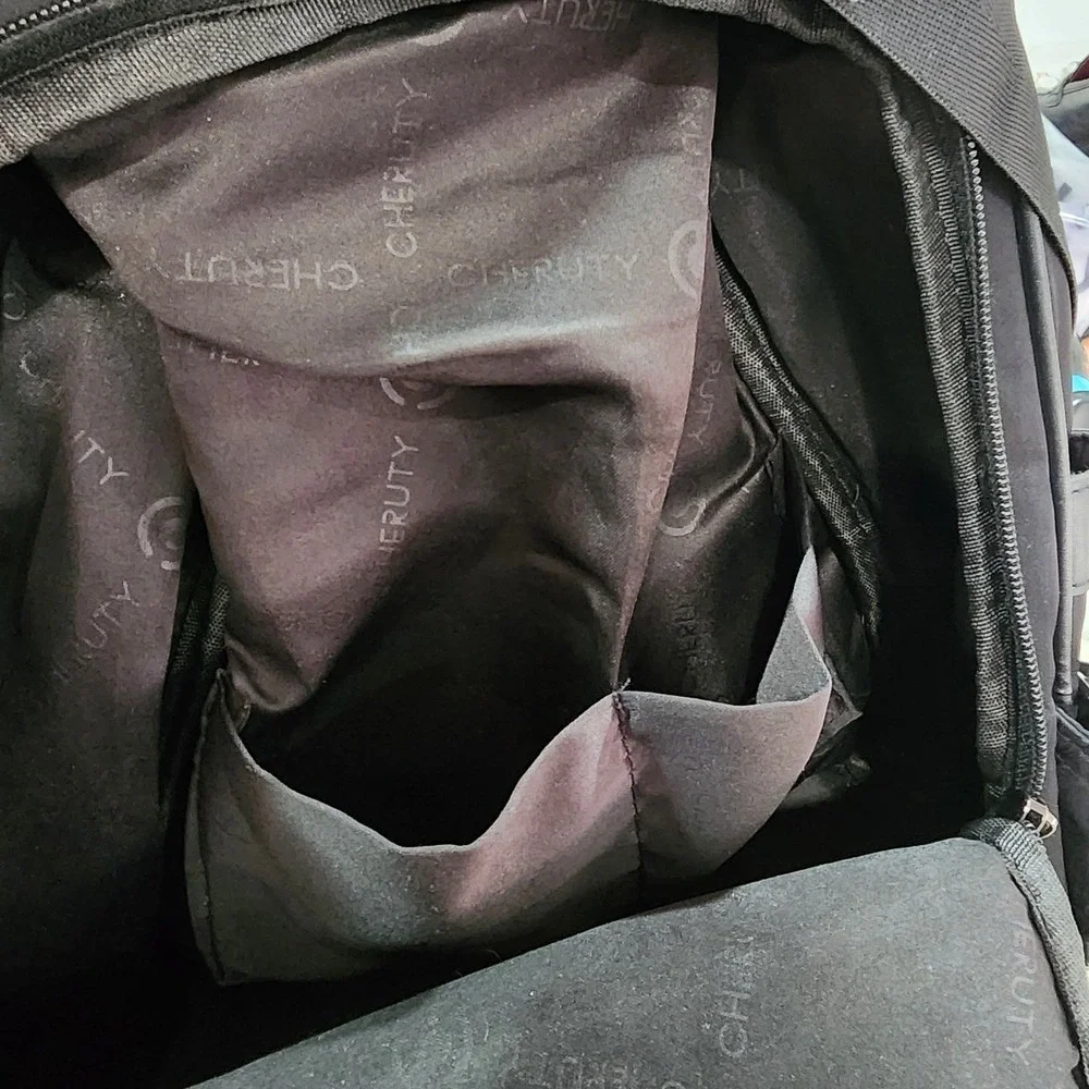 Cheruty Convertible Backpack Women Medium Black Nylon Travel Commuter Bag